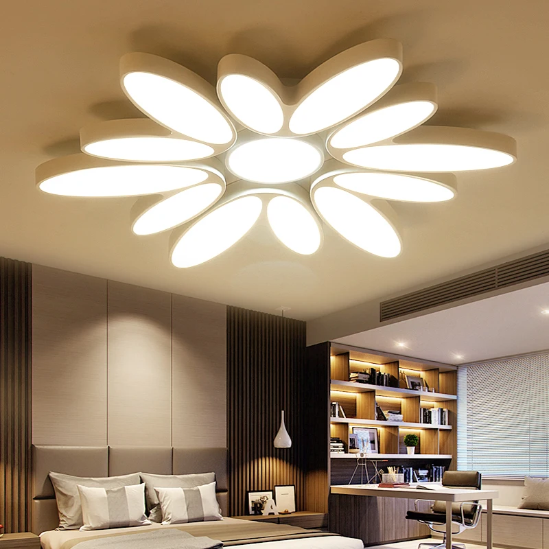 

Solar blooming personality living room lights simple modern bedroom art book room lamp restaurant LED lamps