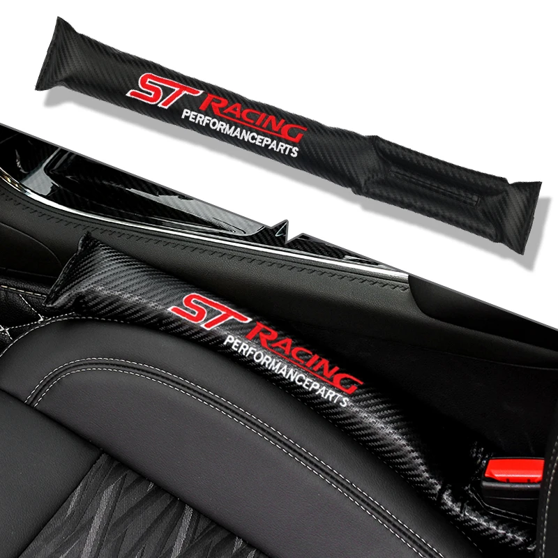 

45cm Carbon fiber Automobiles Seat Gap Pad Fillers Stopper Leak Cover for Ford focus 2 focus 3 Fiesta EcoSport