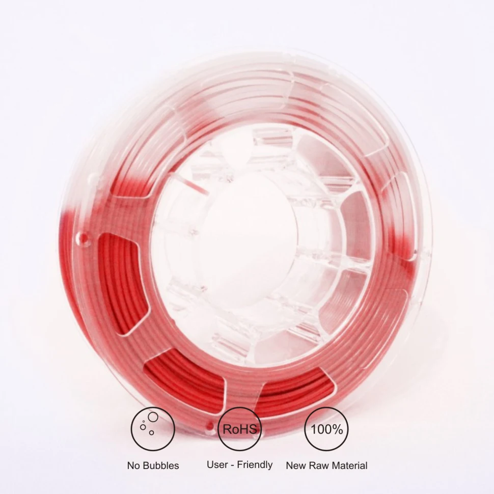 TOPZEAL 3D Impressora PLA Filamentos de Cor Mudança de Temperatura