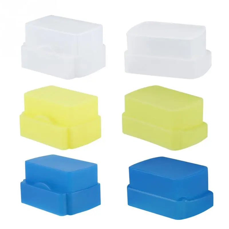 

3 Color Silicon protect cover Flexible Flash Bounce Diffuser Softbox for Nikon/Canon/Nissin/Sony