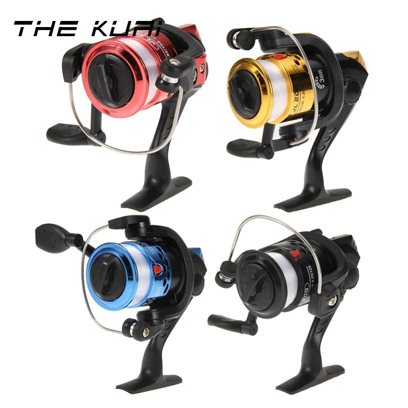 

THEKUAI Fishing Reals Aluminum Body Spinning Reel High Speed G-Ratio 5.2:1 Fishing Reels with Line Copper rod rack drive Fish