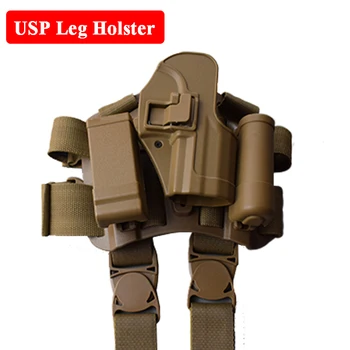 

Tactical Gun Leg Holster For HK USP Combat Pistol Outdoor Airsoft Paintball Air Gun Quick Drop Leg Holster Hunting Equipemt
