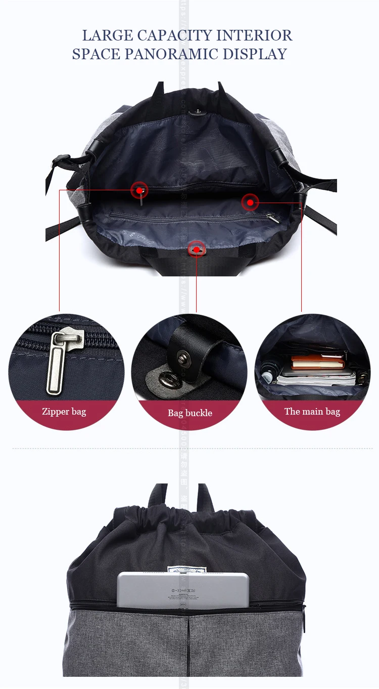 Известный бренд, мужской рюкзак для ноутбука, школьная сумка, дорожная повседневная женская сумка, рюкзак на шнурке для мальчиков и девочек