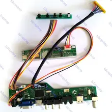 (HDMI + AV VGA USB) Инвертор LVDS драйвер ЖК контроллер плата конвертер