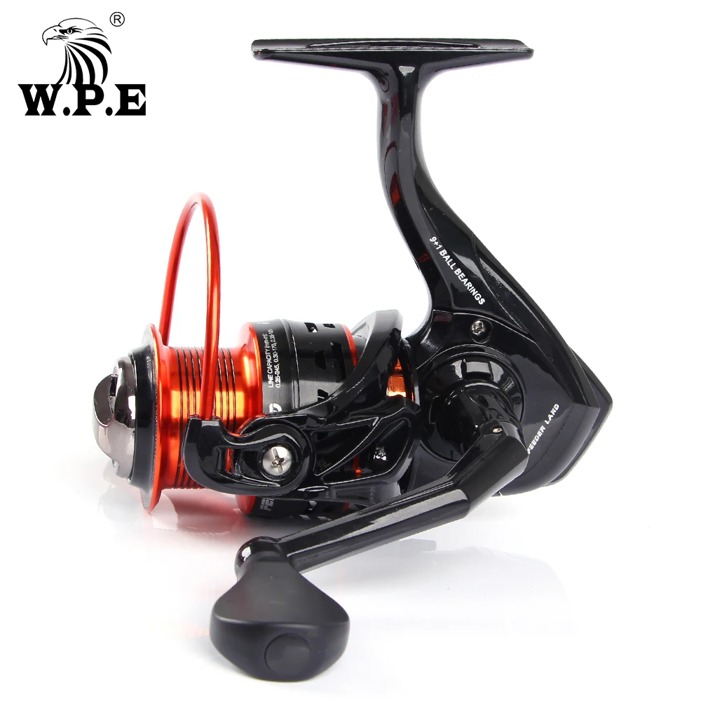 

W.P.E FEEDER LAND Series 2000 3000 4000 5000 Spinning Fishing Reel Freshwater Carp fishng wheel 9+1 Ball Bearings fishing tackle