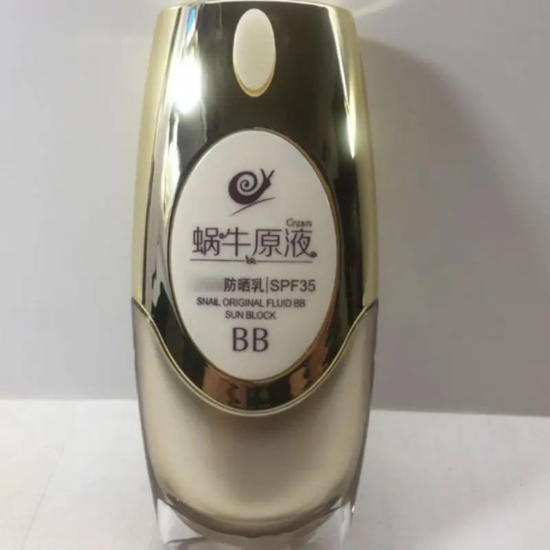 40g SPF35 Natural Snail фактор флюид BB солнцезащитный сдерживать меланин солнцезащитный крем отбеливающий увлажняющий лосьон