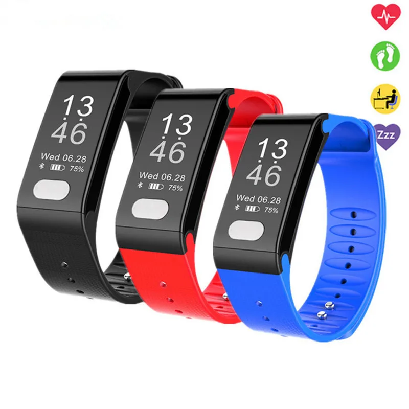 

Fitness Tracker ECG+PPG Healthy Bracelet Heart Rate Blood Pressure Sleep Monitor Sport Watch Bluetooth Activity Smart Tracker