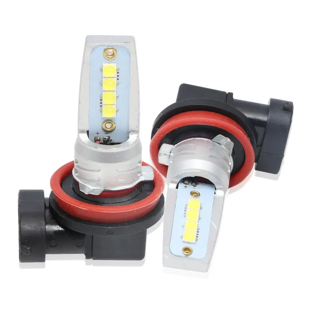 

2pcs H8 H9 H11 H4 LED Car Fog Light Fog Lamp 6500K 8000LM High Brightness Light 12V 24V Car Accessories
