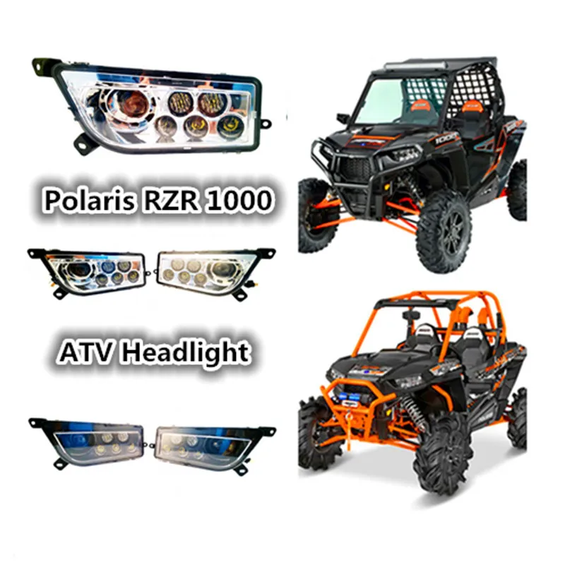 

UTV ATV Led Daymaker Headlights Light Kit Fit for RZR XP 1000 RZR XP 4 1000 RZR 900 RZR XP TURBO RZR XP 4 TURBO Polaris 1000
