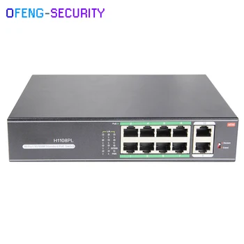 

Unmanaged PoE switch with 8* 10/100M PoE ports and 2* 10/100M uplink RJ45 ports, Interruptor de PoE
