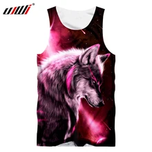 UJWI, летние топы, мужская майка с принтом Галактики, космоса, волка, 3D жилет, Мужская майка, Мужская Хип-Хоп Уличная одежда, панк стиль, рубашка без рукавов
