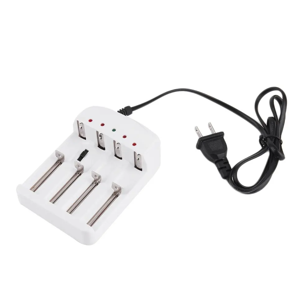 

5PCS Universal 4-Slot US Plug Ni MH/Ni Zn/lithium iron Battery Charger