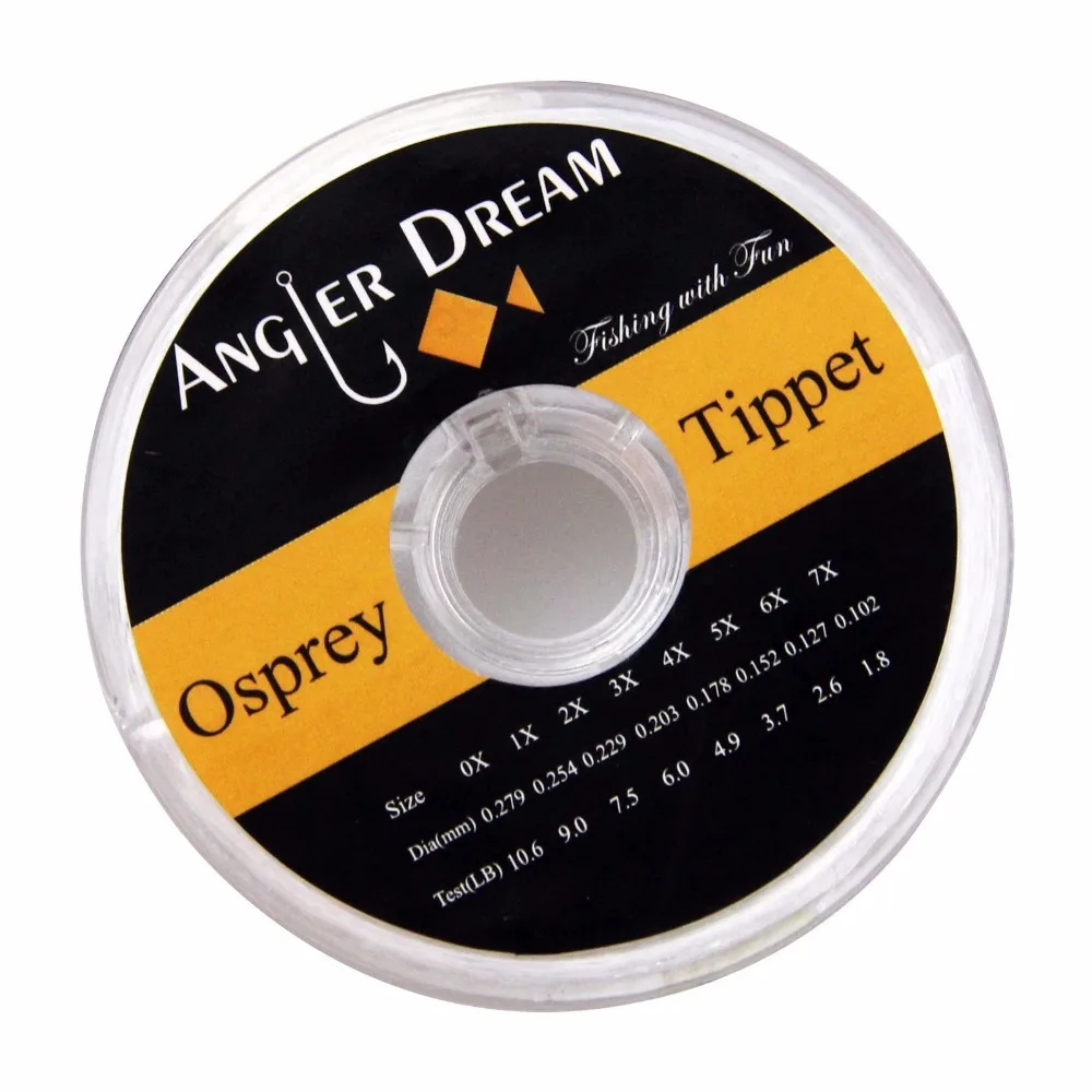 5 Spools Tippet Line 2 3 4 5 6X Clear Nylon 55Yds 50M Fly font b