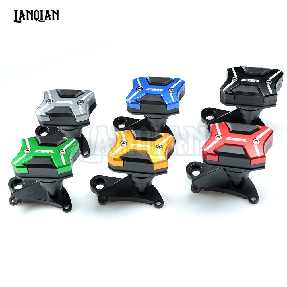 

CNC Aluminum Alloy Motorcycle Falling Protectors Moto Frame Crash Pads Engine Case Sliders Protector For Honda CBR500R 2013-2016