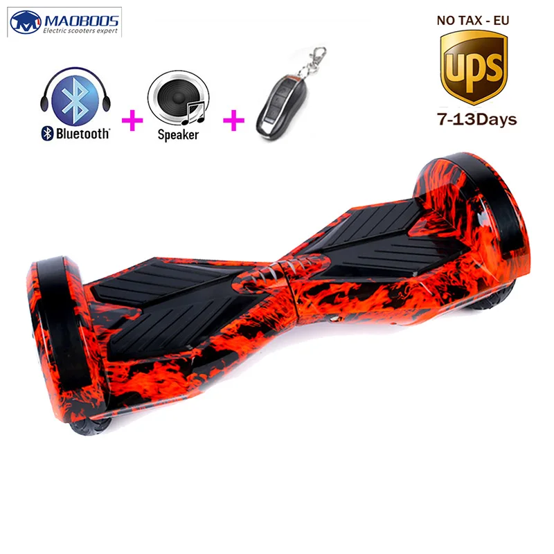 Самобалансирующийся скейтборд Ховерборды LED Kick Gyroscooter Скайуокер стоящий вверх