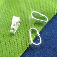 DoreenBeads медные зажимы для подвесок и застежки для подвесок серебристого цвета 6,0 мм(2/") х 3,0 мм(1/8"), 150 шт. новинка