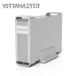 Yottamaster D35 High-end HDD корпус USB 3,0 на SATA один Bay внешний жесткий диск чехол док-станция для 3,5 HDD поддержка UASP ТБ