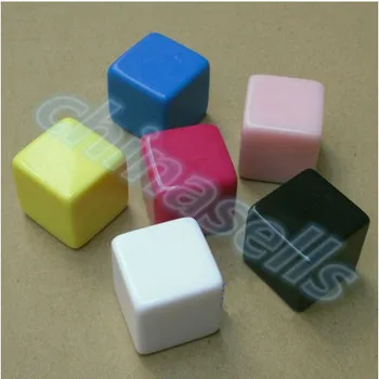40pcs 25MM blank dice paintless plain engravable DIY poker Gambling dice ktv dice chess Board game teaching dice solid polished brass dice 20mm metal cube copper poker bar board game gift 1pc