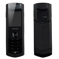 MAFAM Бесплатная кожаный чехол Камера Dual Sim карты Bluetooth Dialer Роскошные старший невидимым ключ Подпись K9 мобильного телефона P281