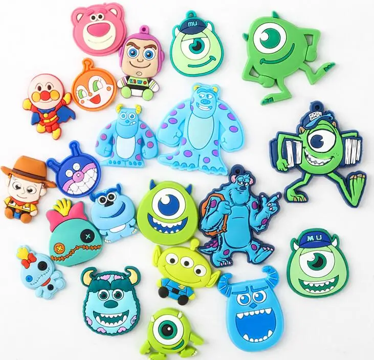 

Hot Sale 50 pcs Cartoon Mix Soft Rubber DIY Making Accessories Jewelry Findings & Components UP-98