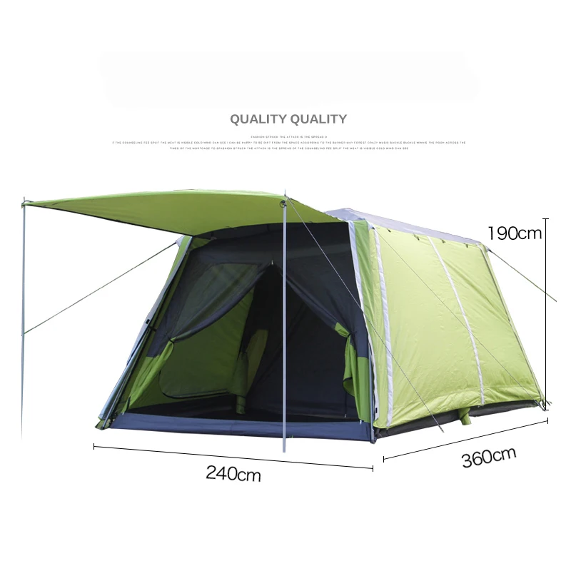 Landwolf специальный большой открытый кемпинг 2 комнаты для 5-8 человек большие семейные вечерние туристические командные палатки многопользовательские палатки для кемпинга на открытом воздухе