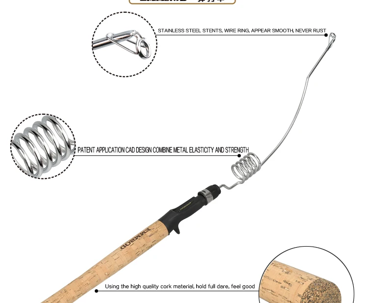 Новинка Emmrod, удочка для ловли, удлиненная удочка для ловли на приманку, удочка для ловли со льдом, лодка/удочка для плота, портативная удочка для ловли