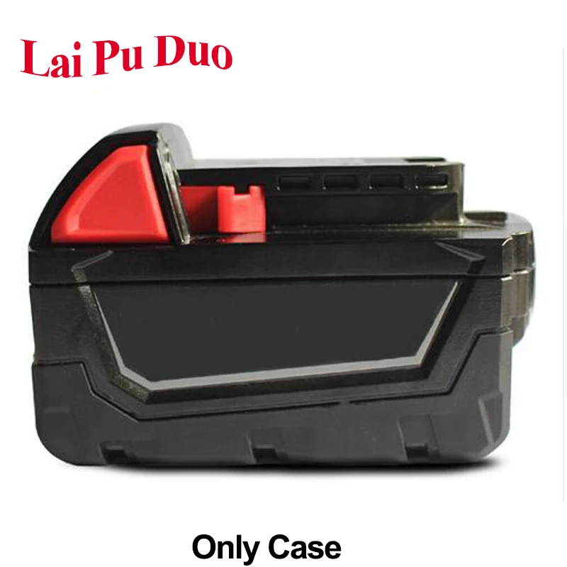 

M18B Shell Li-ion Battery Plastic Case For Milwaukee 18V M18 48-11-1815 3Ah 4Ah 5Ah (Only case)