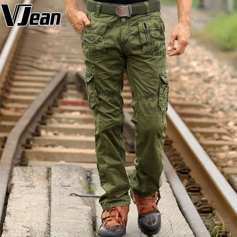 Shop by category New Listing (Small/30x33) Army Camouflage Men's 6 Pkt Cargo Button Fly Military Pants Jeans Button fly. Size Small - Waist = 15