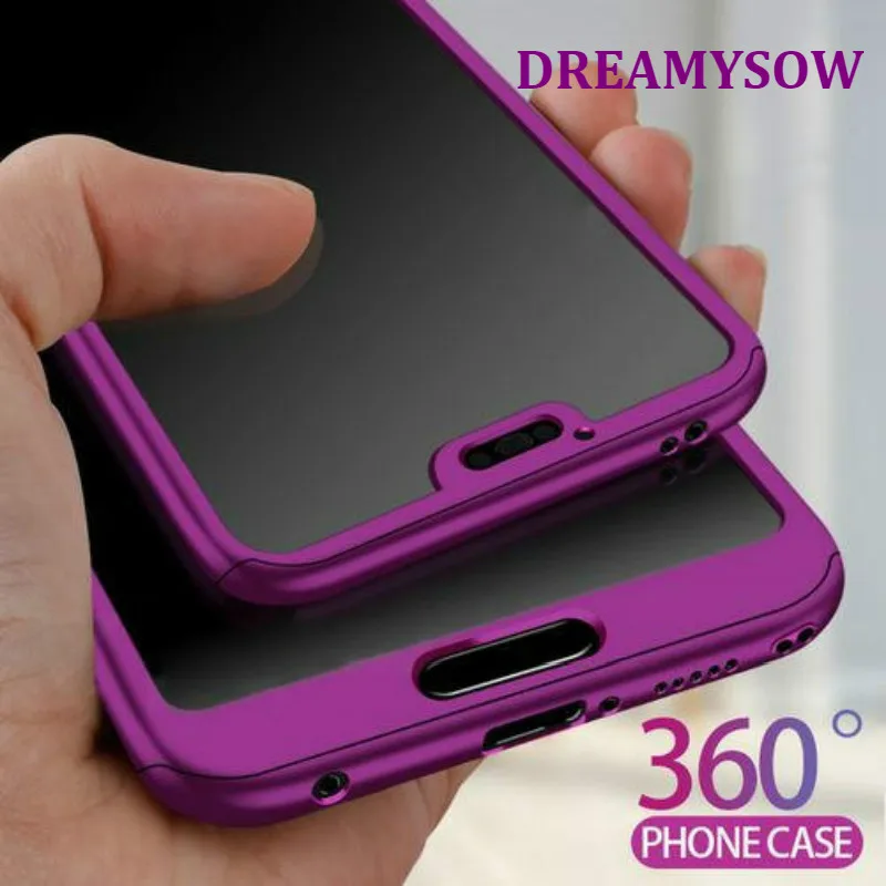 

360 Full Cover Case for Huawei P Smart Z Y9 Prime 2019 P30 P20 P10 Lite Back Case For Honor 8X 8A 8C 8 9 10 20 Lite Glass Cover