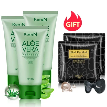 

Buy 3 Get 2 Gift Soothing and Moisturizing Aloe Vera Gel Hydrating Day Creams Whitening Acne Anti Aging Brighten Skin Care