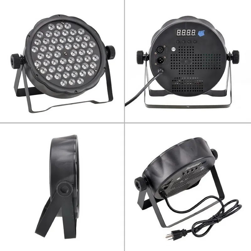 1 подсветка ПК Par Led DJ PAR 54x3 W LED свет 8CH RGBW 64 DMX512 сценическое праздничное шоу