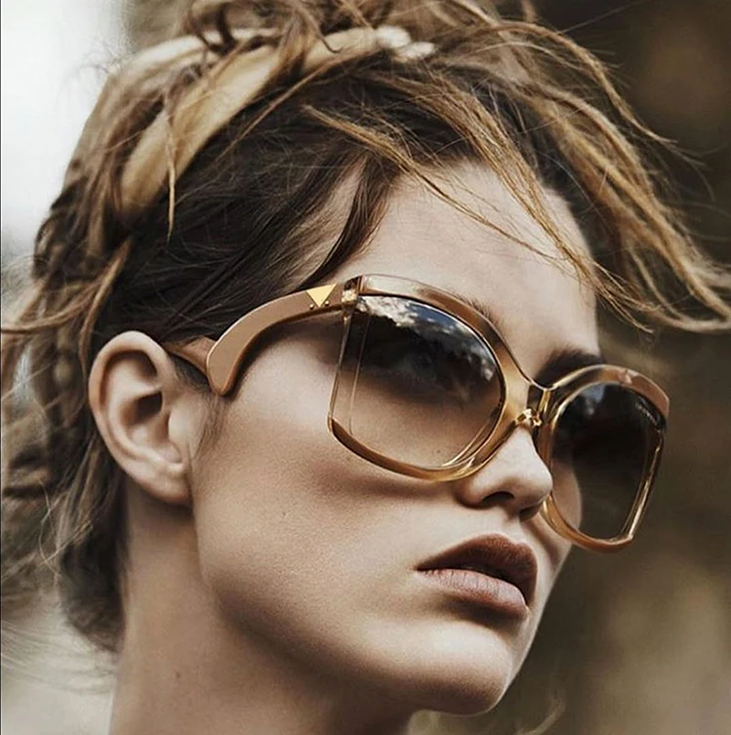 

JackJad New Fashion Women Oversized ButterFly Style Gradient Sunglasses Vintage Brand Design Sun Glasses Oculos De Sol Feminino
