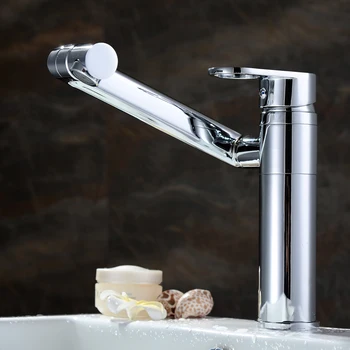 

Basin Faucet Mixer 360 swivel rotating faucet hot and cold Basin Sink Tap chromed 1080 degree torneira cozinha