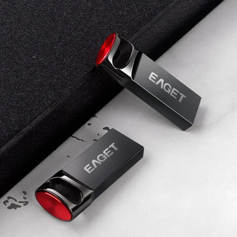 Eaget U81 портативный 16 Гб/32 ГБ/64 Гб/128 ГБ USB 2,0/3,0 флеш-накопитель высокоскоростной металлический накопитель для хранения данных u-диск