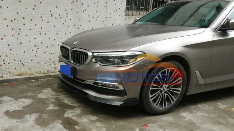 Real Carbon Fiber front lip spoiler fot BMW G30 standard model 2018UP 2
