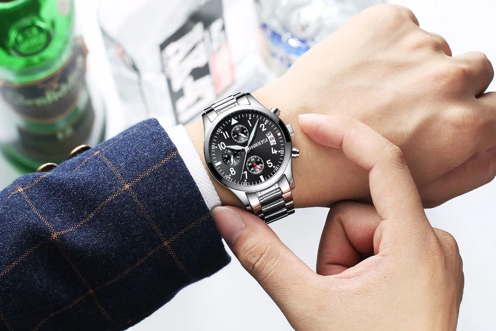 2023 Mens Watches  Luxury Business Men Watch Chronograph Male Clock Men Quartz Wristwatches_voghion.com