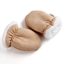 Теплые Зимние флисовые перчатки для мальчиков и девочек с героями мультфильмов для детей 0-24 месяцев