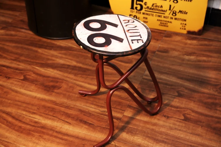 Из металла творческий промышленного ветер стул барный стул американских ретро олова ремесла личность мебель для дома украшения