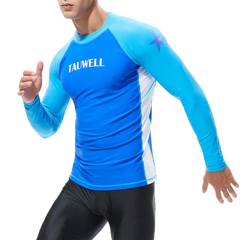 Мужские Пляжные футболки для серфинга, Модный Цветной костюм для морского серфинга с алфавитом, быстросохнущие колготки, Топ блузка#2n27