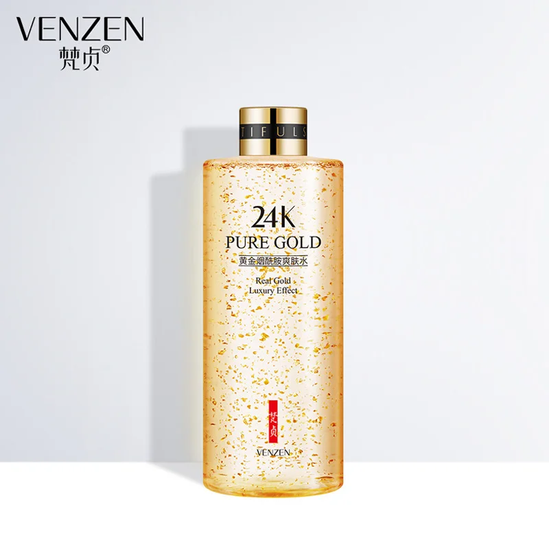 24K gold nicotinamide Toner moisturizing moisturizing shrink pores moisturizing water skin care products