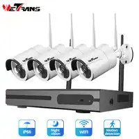 Wetrans CCTV カメラシステムワイヤレスホームセキュリティ IP カメラ Nvr キットビデオ監視 1080 1080P HDD 防水ナイトビジョン