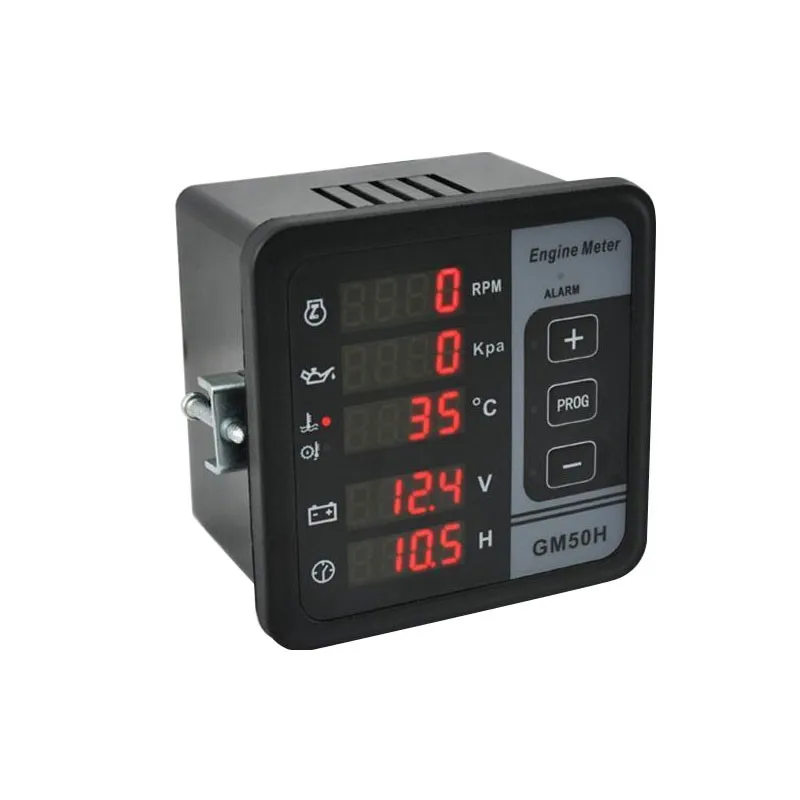 

2018 GM50H Generator LCD Multifunction Engine Monitor Oil pressure