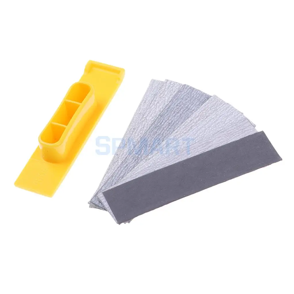 MagiDeal Hobby Model Tools Plastic Polishing Machine Sander w/ 7 Type Sandpapers for Plane Gundam DIY Acc