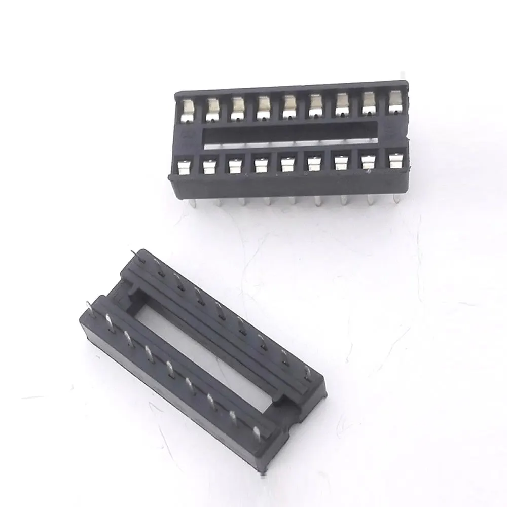 MCIGICM-13pcs-18pin-pins-DIP-IC-Sockets-Adaptor-Solder-Type-Socket