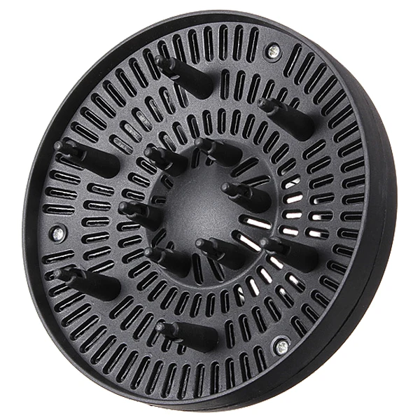 Новые черные модные вентилятор Pro Парикмахерская вьющиеся Фен Диффузор инструмент - Цвет: Black