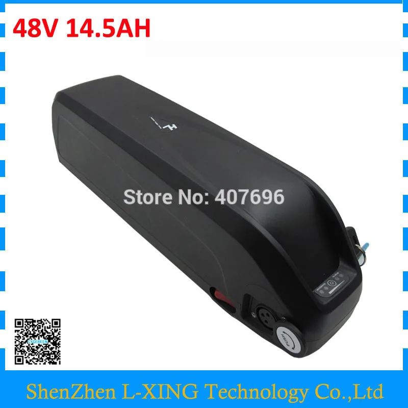 

48 V Down tube battery pack 48V 14.5Ah Li-ion Frame Ebike Battery with 5V 1A USB port for 48V 750W Bafang E-Bike Kit