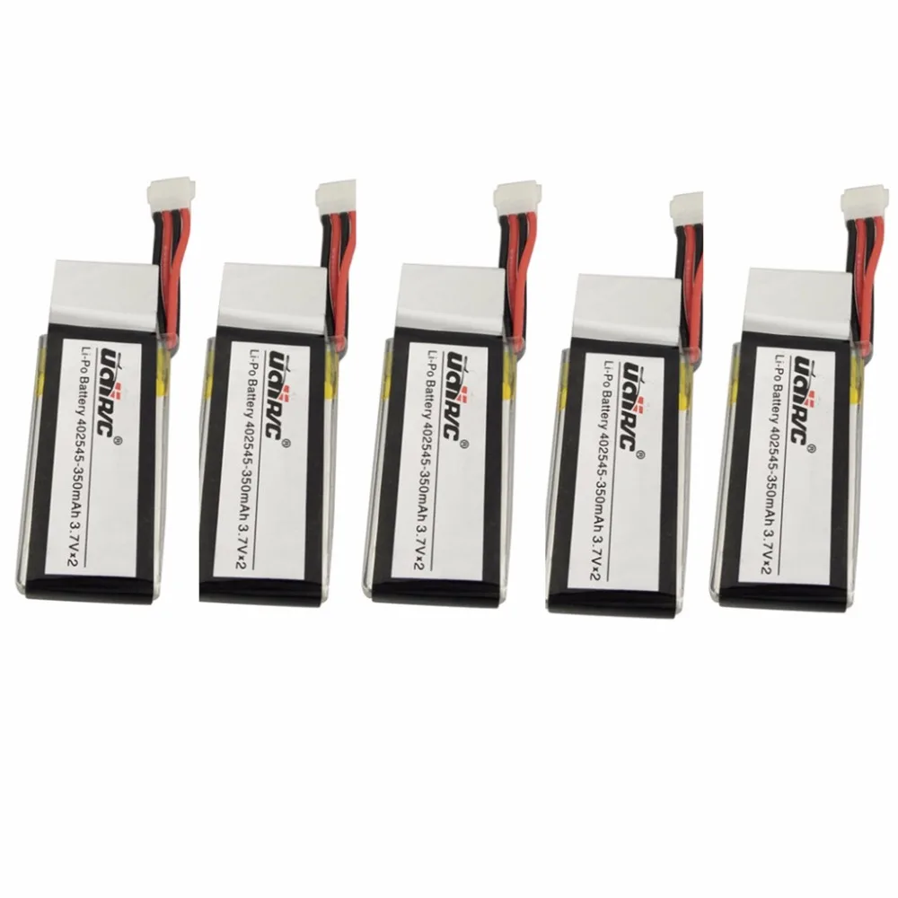 5 шт. 3 7 V 350mah литиевая батарея для UDI U818A WiFi FPV U845A U945 RC четырехосный самолет запасные