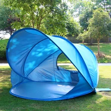 2-3 человека использовать 130*130*105 см Сверхлегкий всплывающий скорость Открытый Кемпинг Палатка Пляжная палатка автоматический солнцезащитный экран Складная рыболовная палатка
