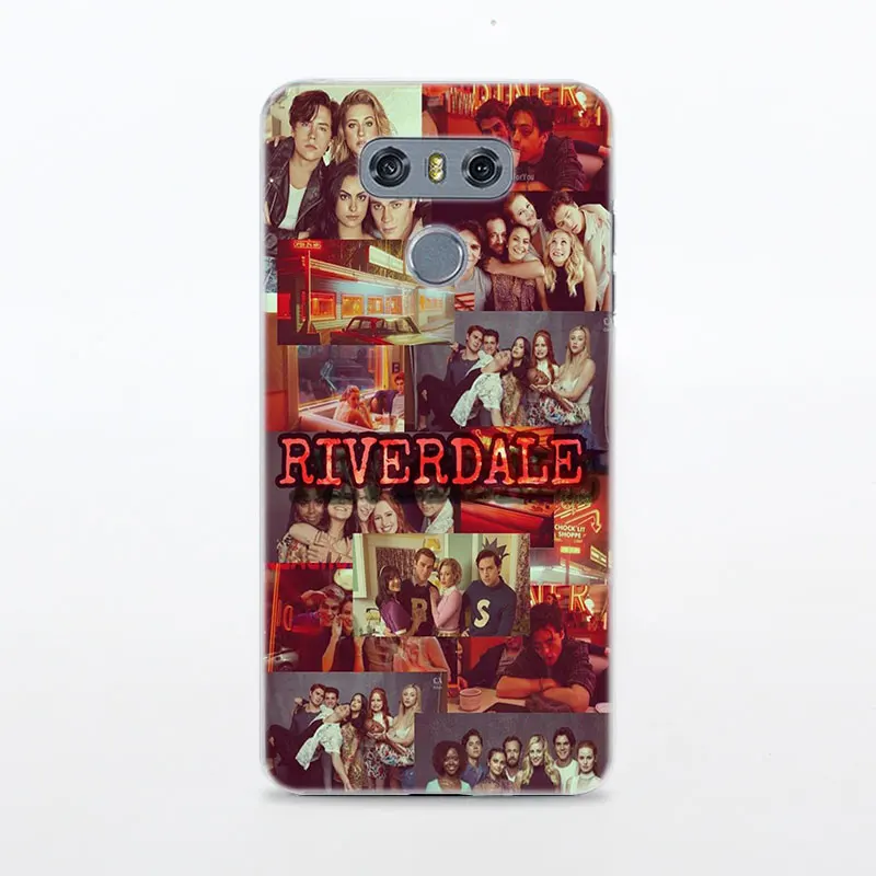 Riverdale نمط الهاتف الصلب PC شل حالات غطاء ل LG G5 G6 G7 ThinQ G7 زائد V30 V40 ThinQ Q6 q7 Q8 شفافة حالة