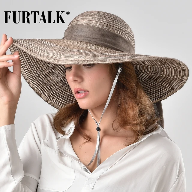 FURTALK Sun hats for women straw hat summer hat beach hats for girls SH009